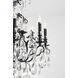 Canada LED 25.9 inch Matte Black Chandelier Ceiling Light